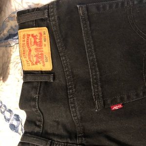 Levis 550 40x30 black jeans